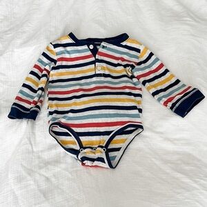 4/$20 Striped Long Sleeve Bodysuit Onesie | Carter’s | 18 Months